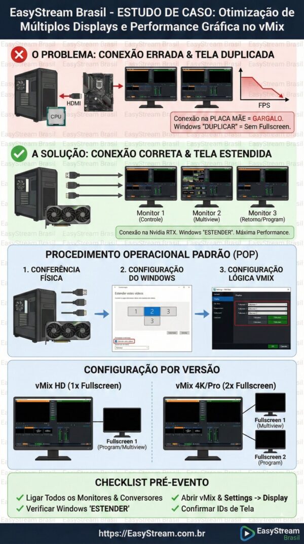 Multiplas Telas no vMix