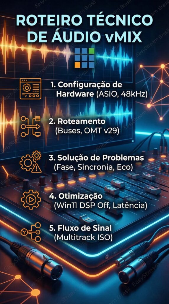 Roteiro Tecnico Audio vMix EasyStream