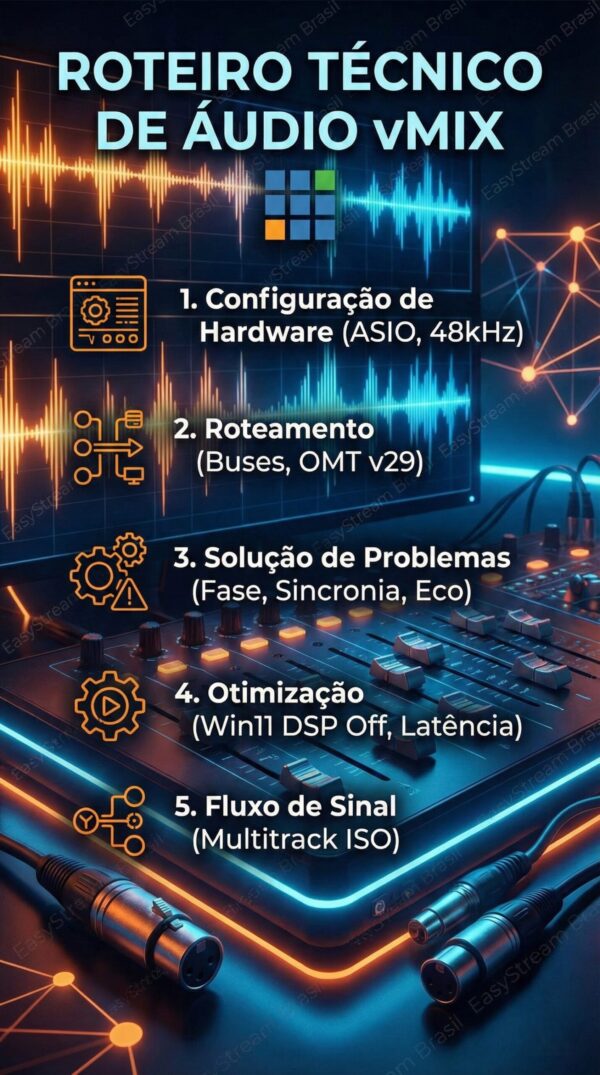 Roteiro Tecnico Audio vMix EasyStream