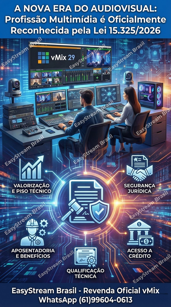 vMix Lei Multimidia 2026