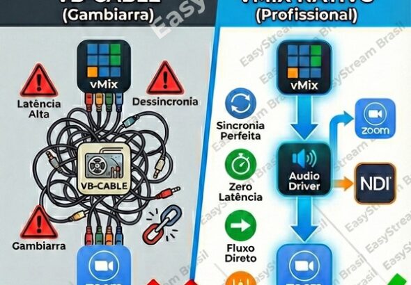 vMix sem Gambiarra no audio