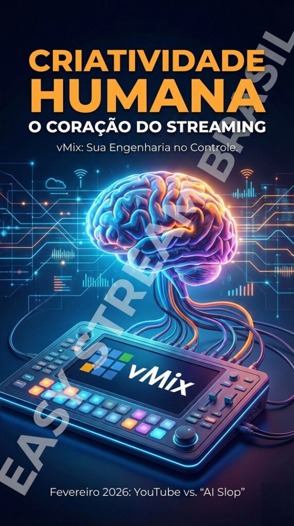 vMix e criatividade humano