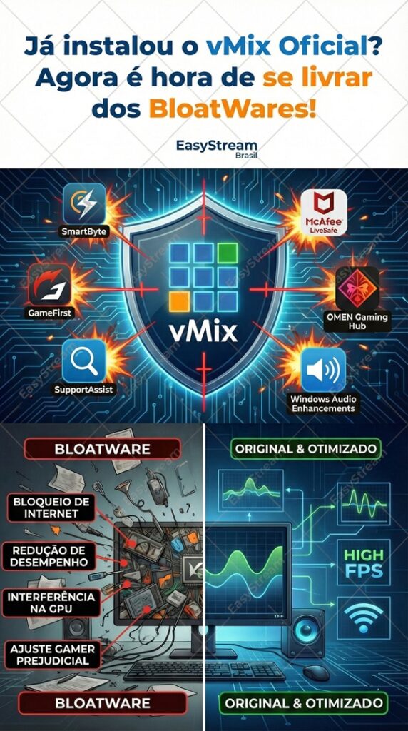 vMix e os BloatWares