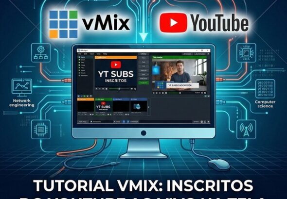 inscritos youtube no vMix