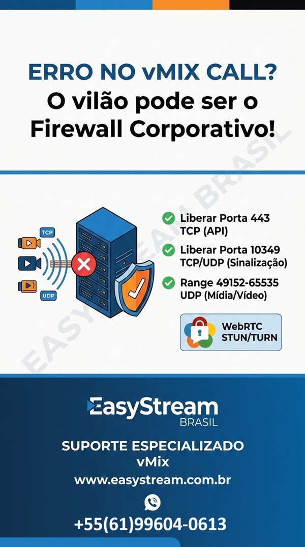 vmix call erro