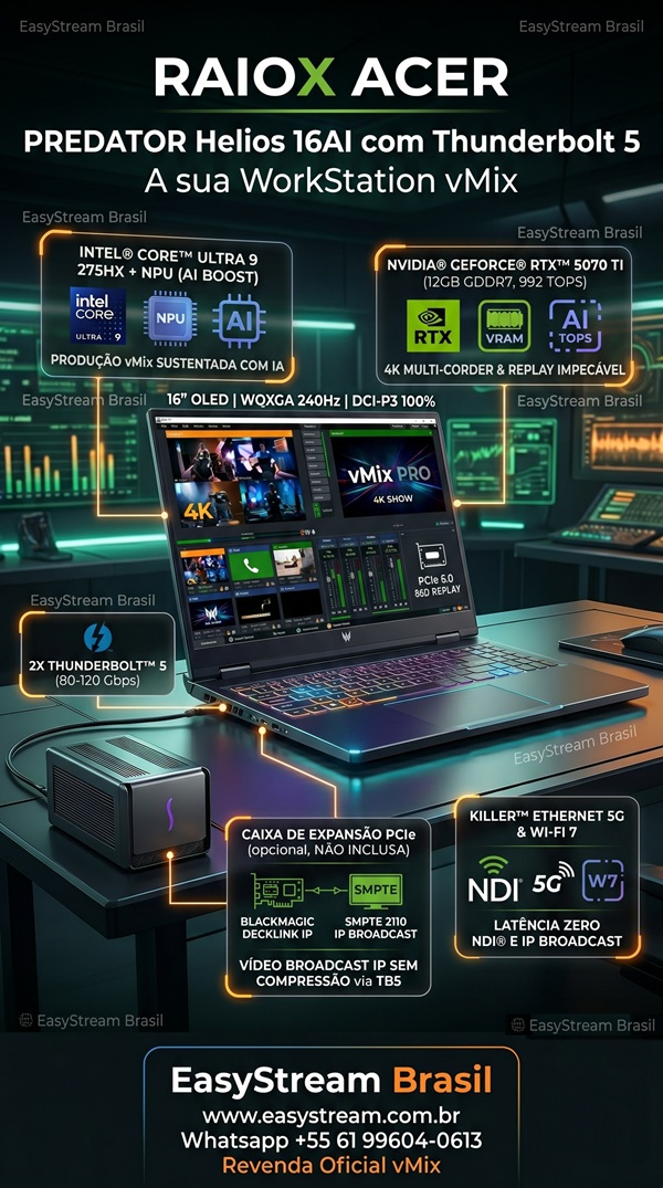 Raiox Acer Predator Helios 16AI site