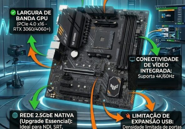 placa mae asus tuf game b550m plus am4 ddr4 site