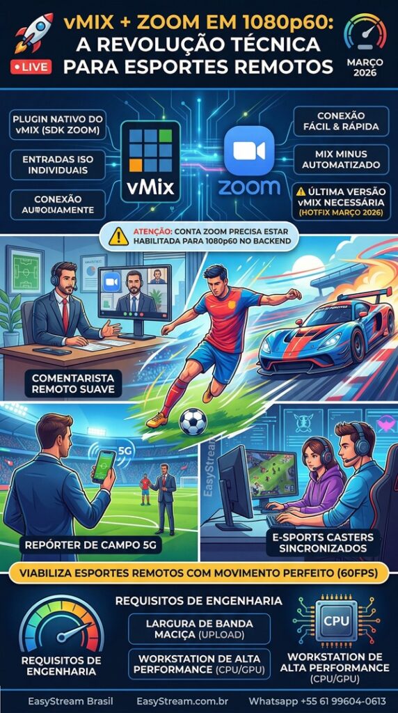 zoom a 18080 p com vMix