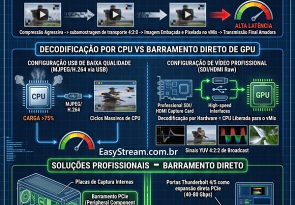 Cameras PTZ USB no vMix site